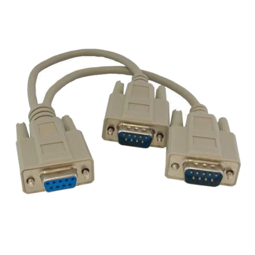 PASOW Cable divisor VGA 1080P Dual VGA Monitor Y Cable 1 macho a 2 hembra  Cable adaptador solo para duplicación de pantalla – 1.5 pies (sin extensión